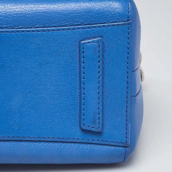 Givenchy Blue Sugar Goatskin Leather Mini Antigona Bag - Picture 5 of 12
